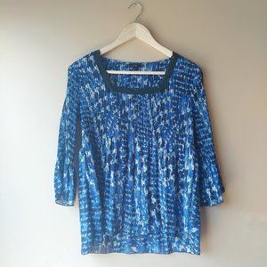 Plisse Boho Blouse